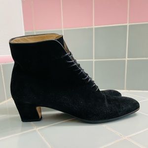 salvatore ferragamo lace-up ankle boots